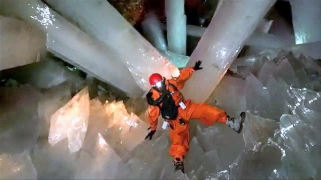 grotte de naica, Mexique, inspiration de la Chambre de Cristal - Tanagra